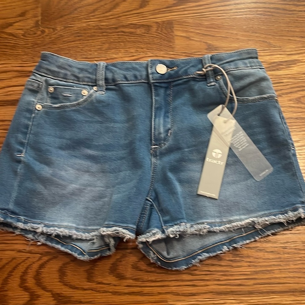 Tractr Girls Brittany Shorts Slim/Mid - size 14 - color: navy